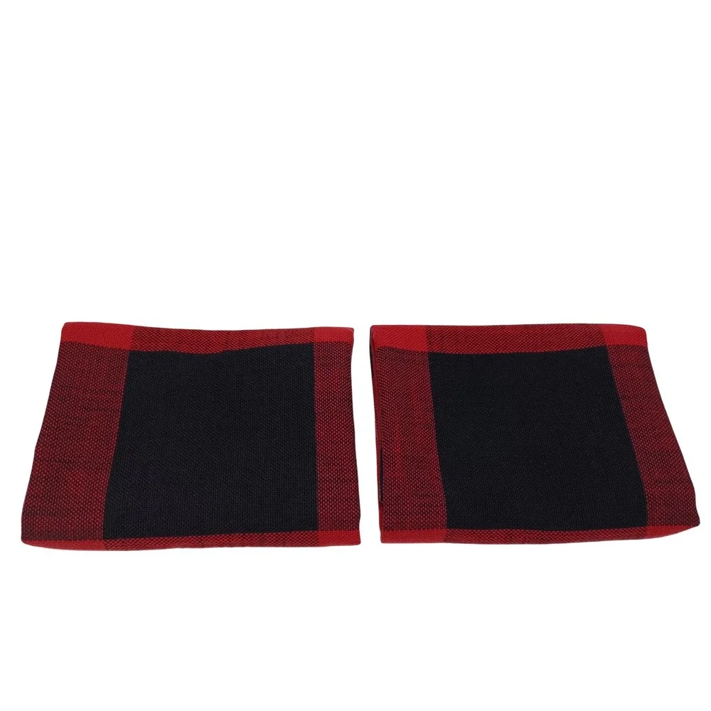 Pottery Barn Bryce Check Standard Pilllow Shams Buffalo Plaid Set of 2 Cabincore